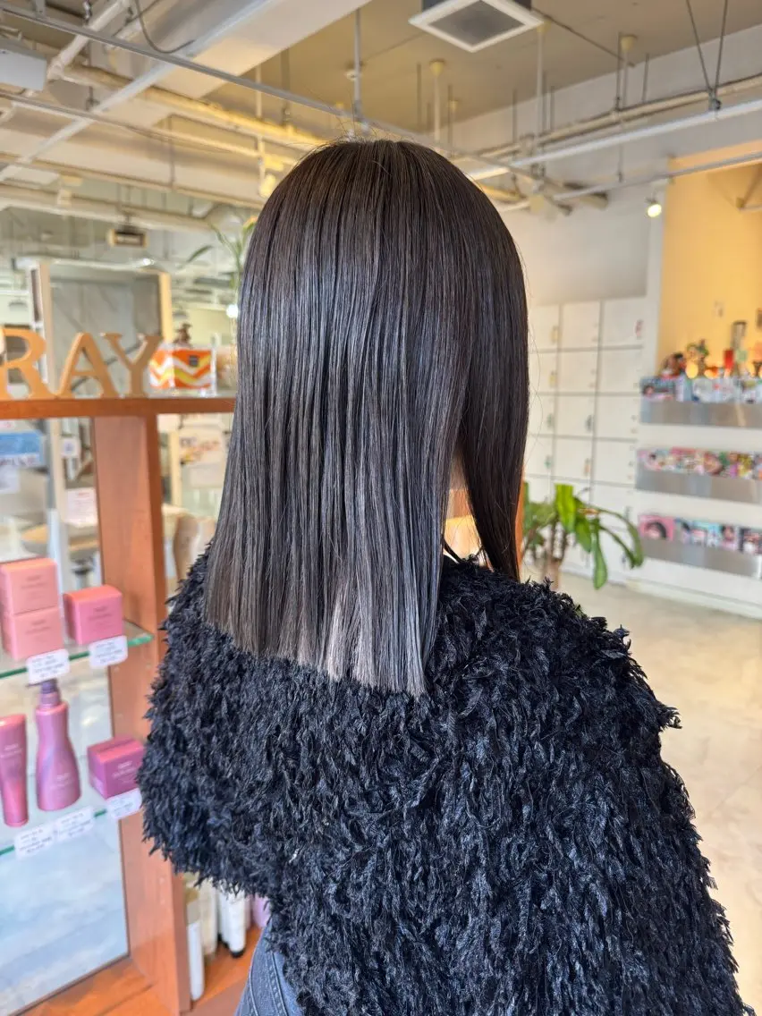 カラー カット トリートメント 本田 卓也のヘアスタイル