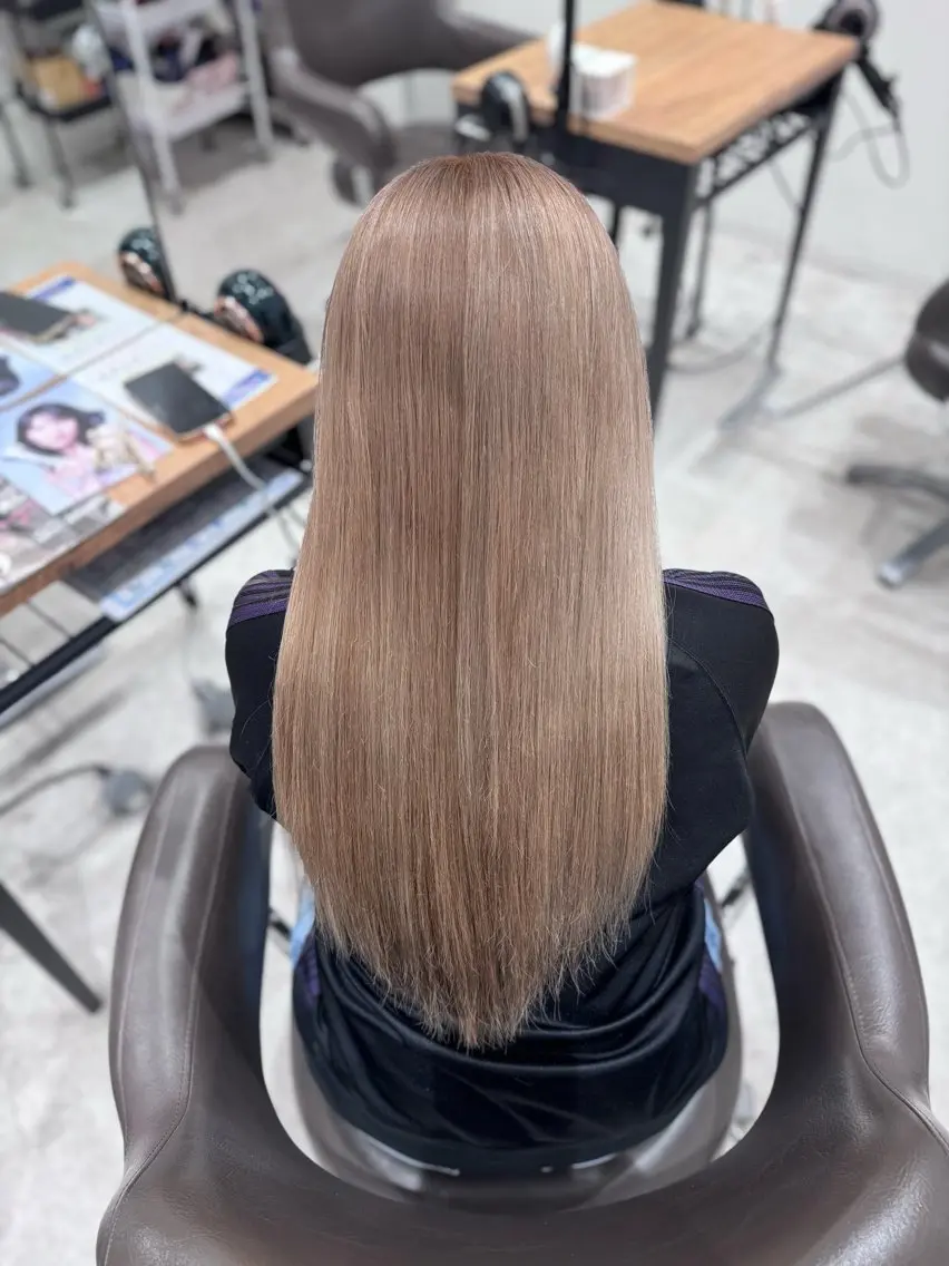 【🩵minimo限定🩵】 ケアブリーチダブルカラー➕1stepトリートメント✨️の写真