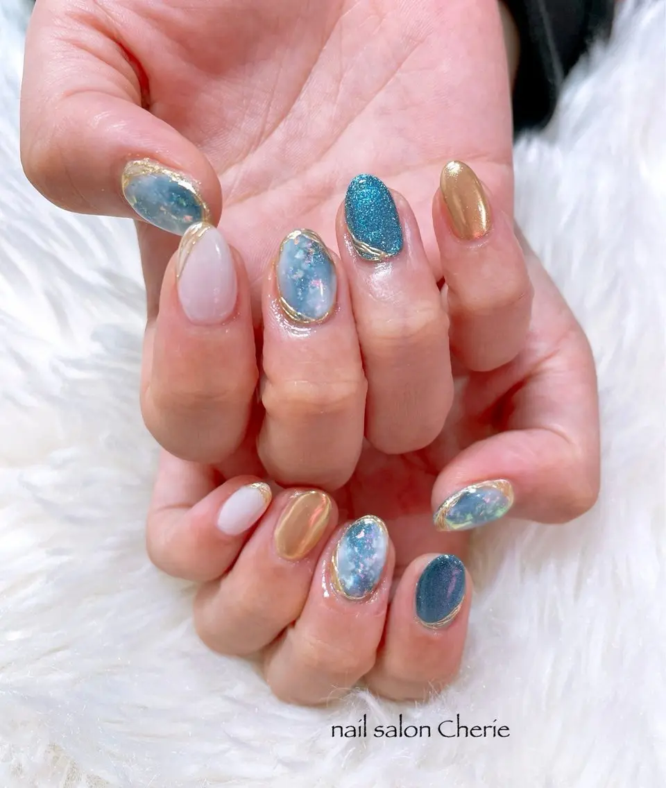 ネイル ハンドネイル nail salon Cherieのネイルデザイン