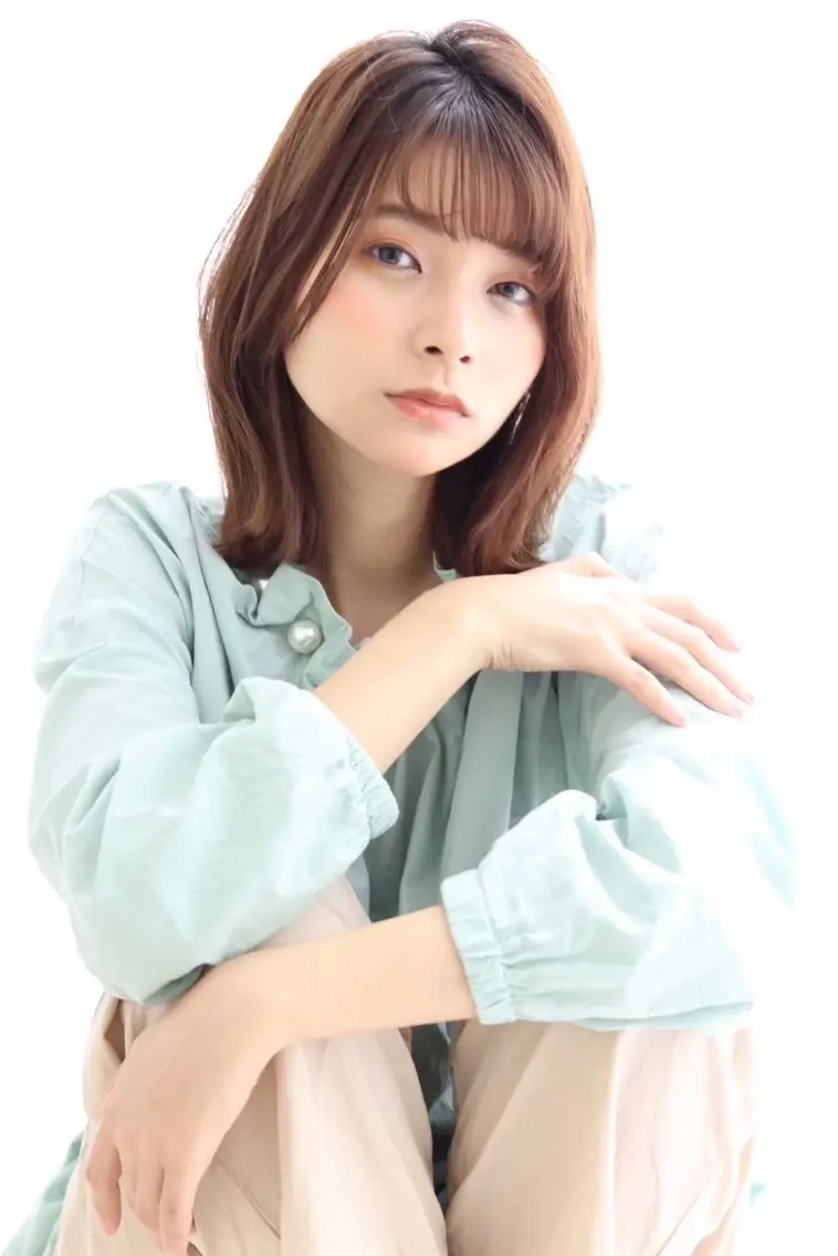 ミディアム albero🧸 🌳鈴木遥菜のヘアスタイル
