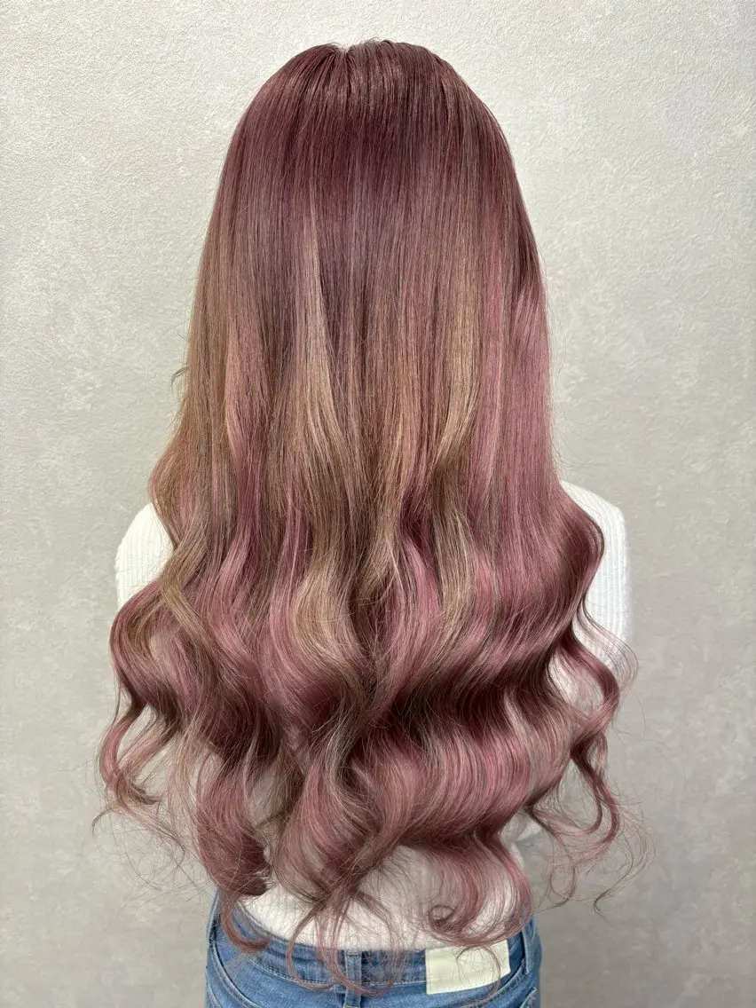 ミディアム エクステ エクステ＊美髪サロン KR2S河内長野店長のヘアスタイル