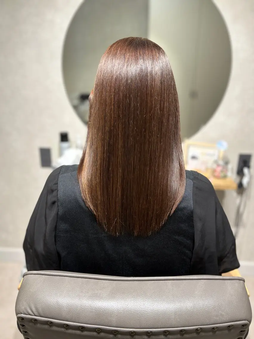 セミロング 縮毛矯正 縮毛矯正 ✨NEW OPEN/ 美髪矯正/山田千里✨のヘアスタイル