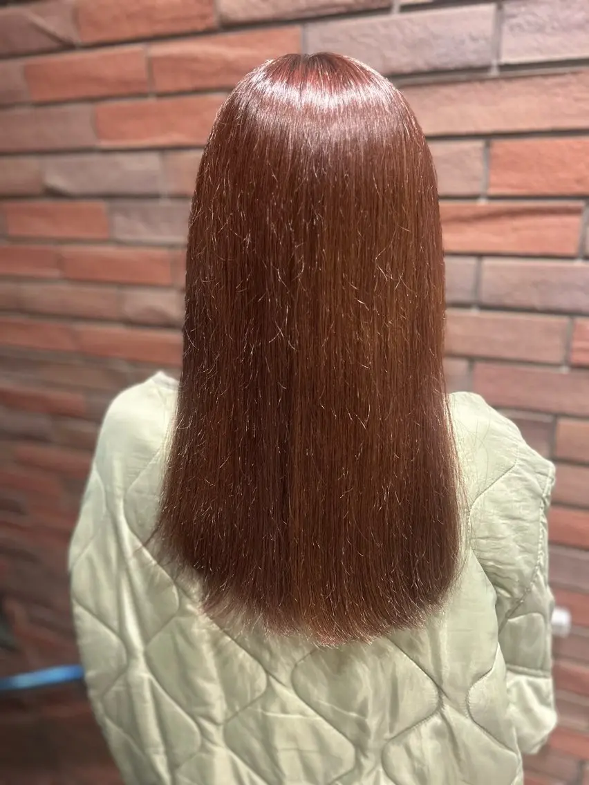 リタッチカラー➕顔まわりカット➕1Stepトリートメント🧴🤍の写真