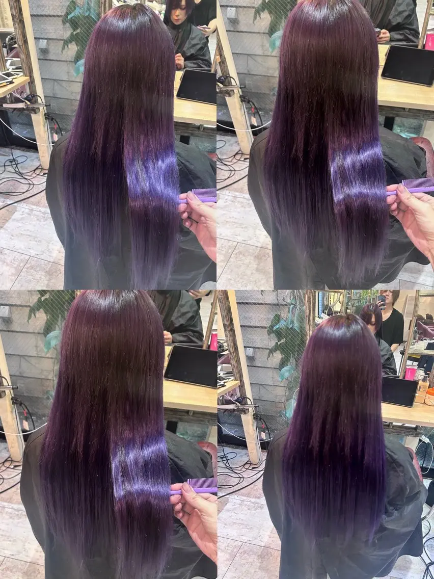 ロング カラー コンドウ リュウのヘアスタイル