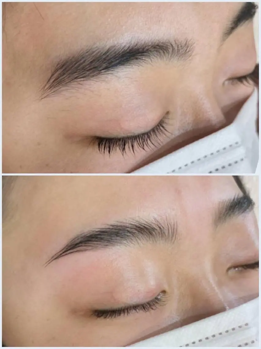 眉毛WAX脱毛の写真