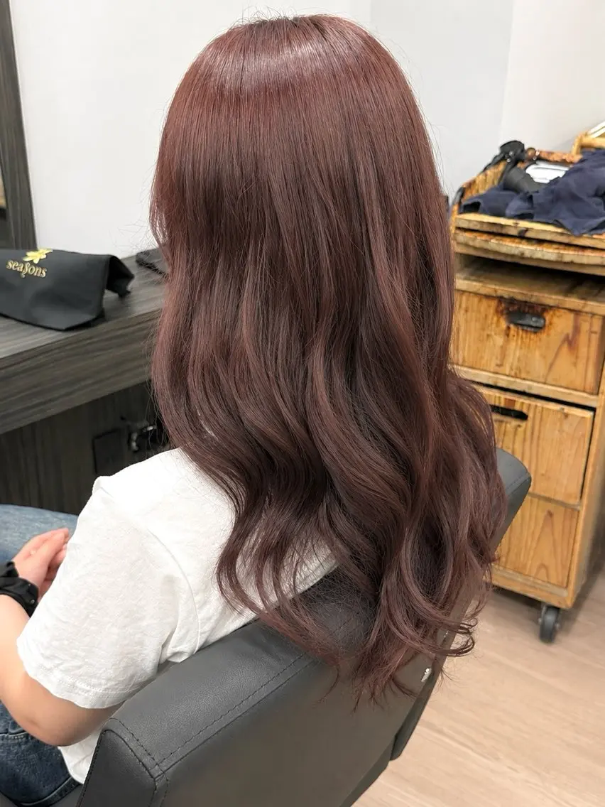 ロング カラー ヘアカラー モデル募集中🎀／ 宮川桃歌のヘアスタイル