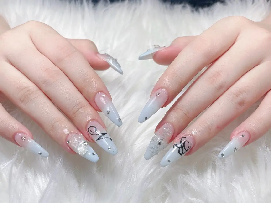 ロング 韓国風ヘア ハンドネイル ハンドケア HEAVEN Nail 池袋のネイルデザイン