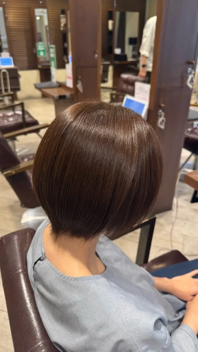 ショート ヘアカラー トリートメント カラーモデル募集中 🌱amane 🌱のヘアスタイル