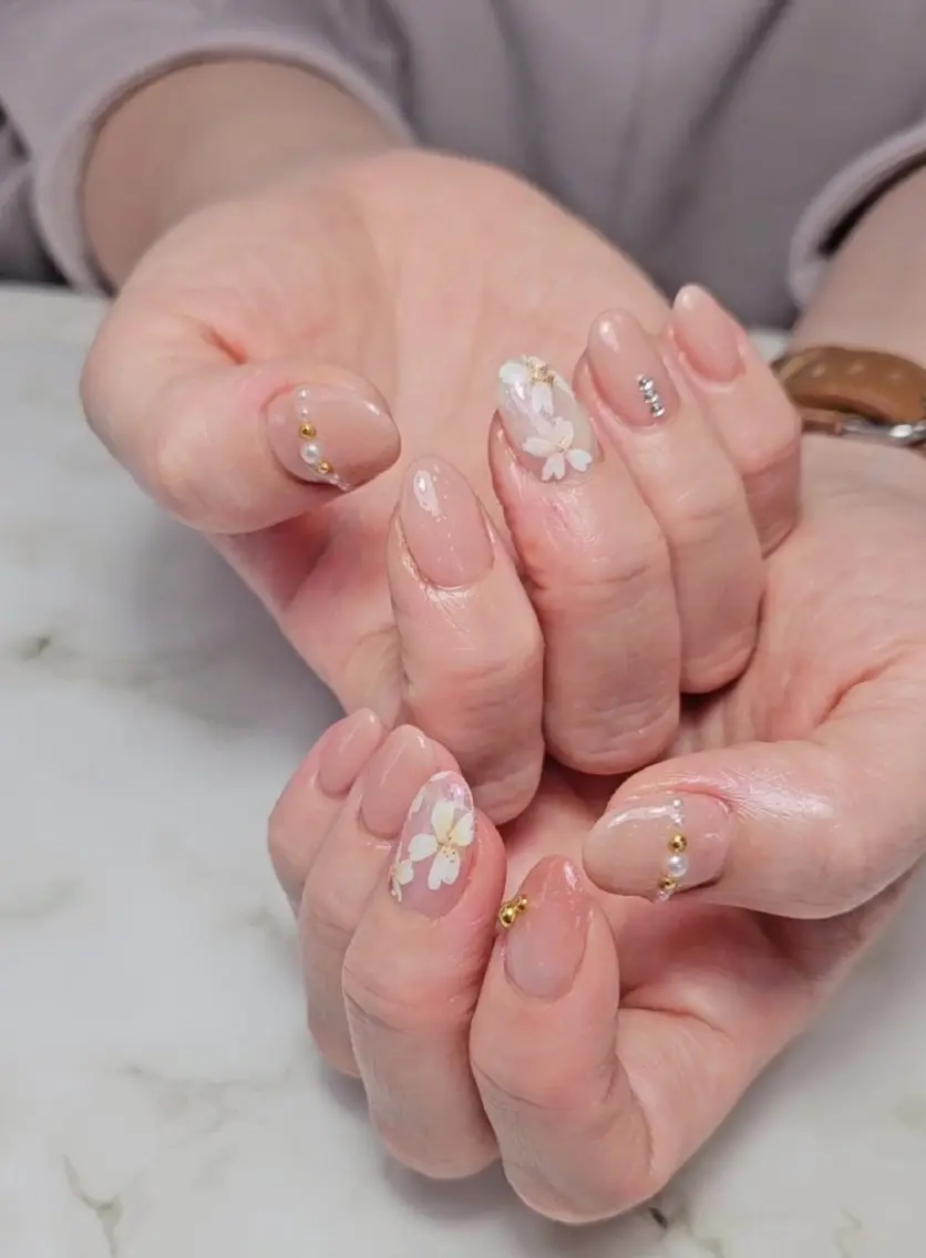 ネイル フラワーネイル ハンドネイル Chika Nail MIRAIのネイルデザイン