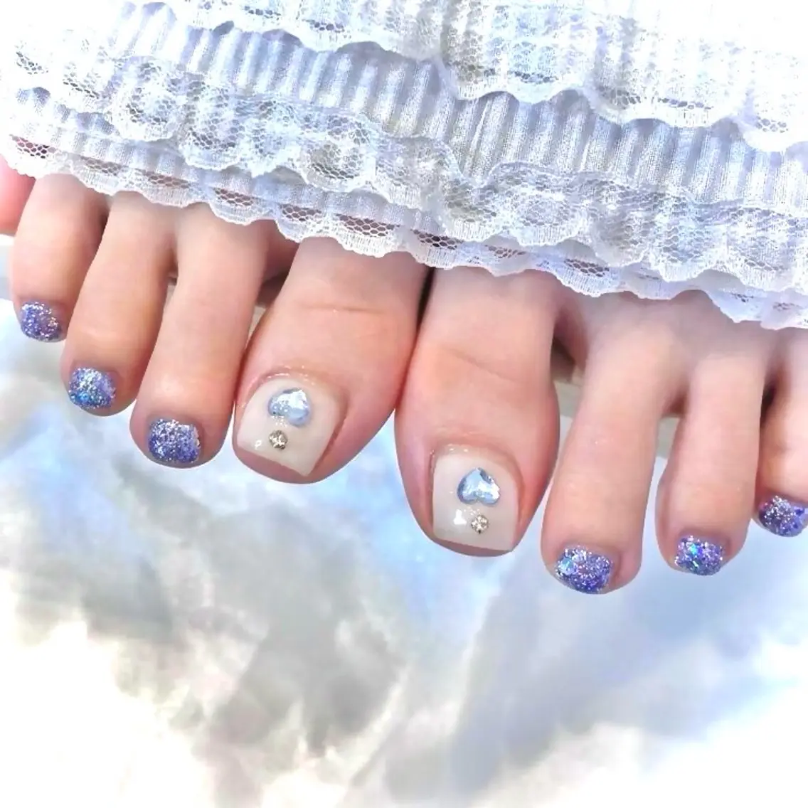 ネイル フットネイル KIREIE Soraのネイルデザイン