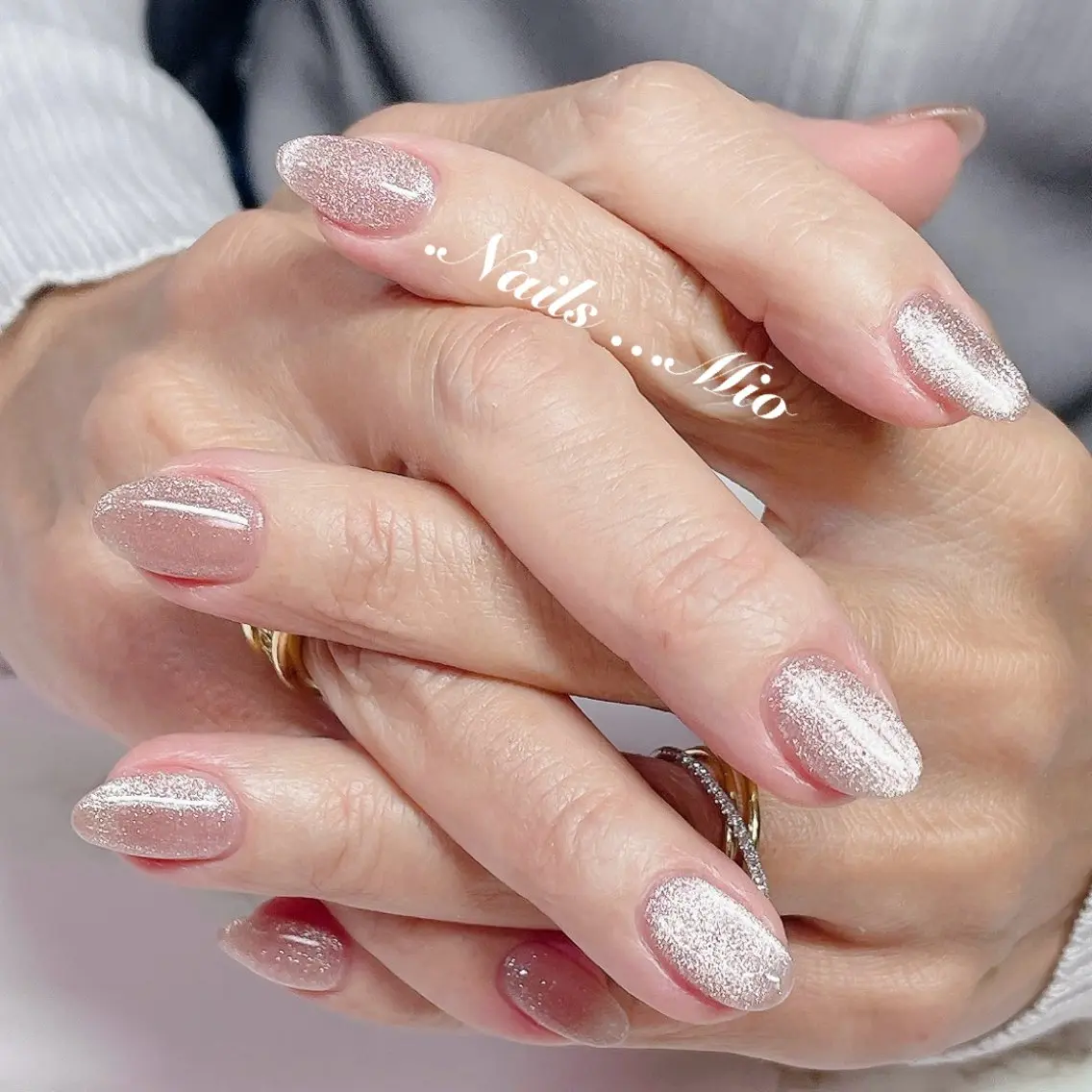 ネイル ジェルネイル マグネットネイル .Nails Mio 赤羽西ネイルサロンのネイルデザイン