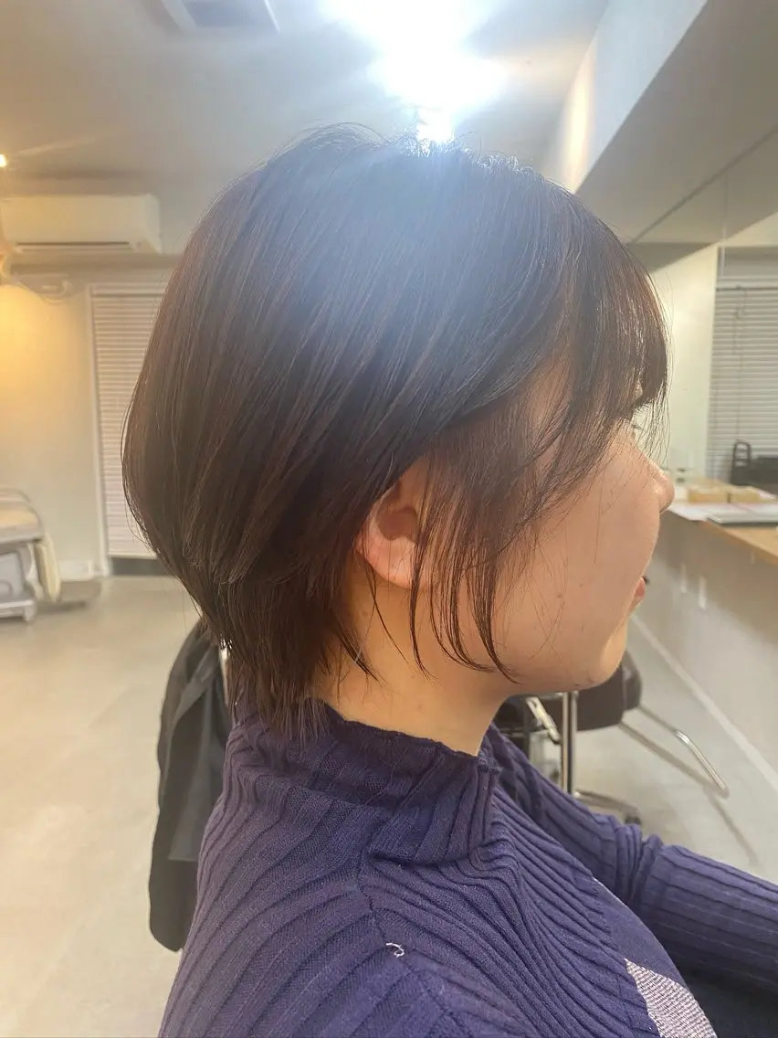 ショート カット ヘアカラー トリートメント 🫧透明感カラー🫧 佐野花苗[新宿]のヘアスタイル