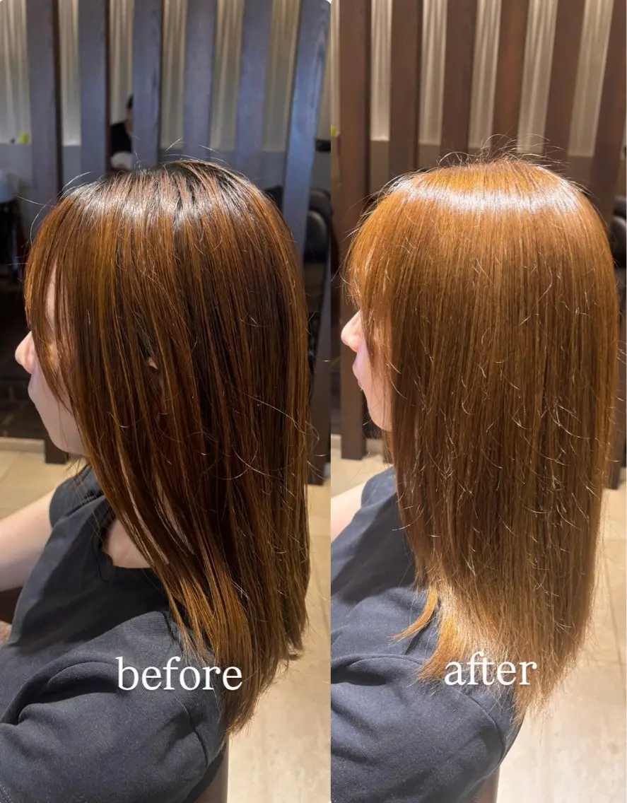 カラー ベージュカラー 透明感カラー 内藤 柚希のヘアスタイル