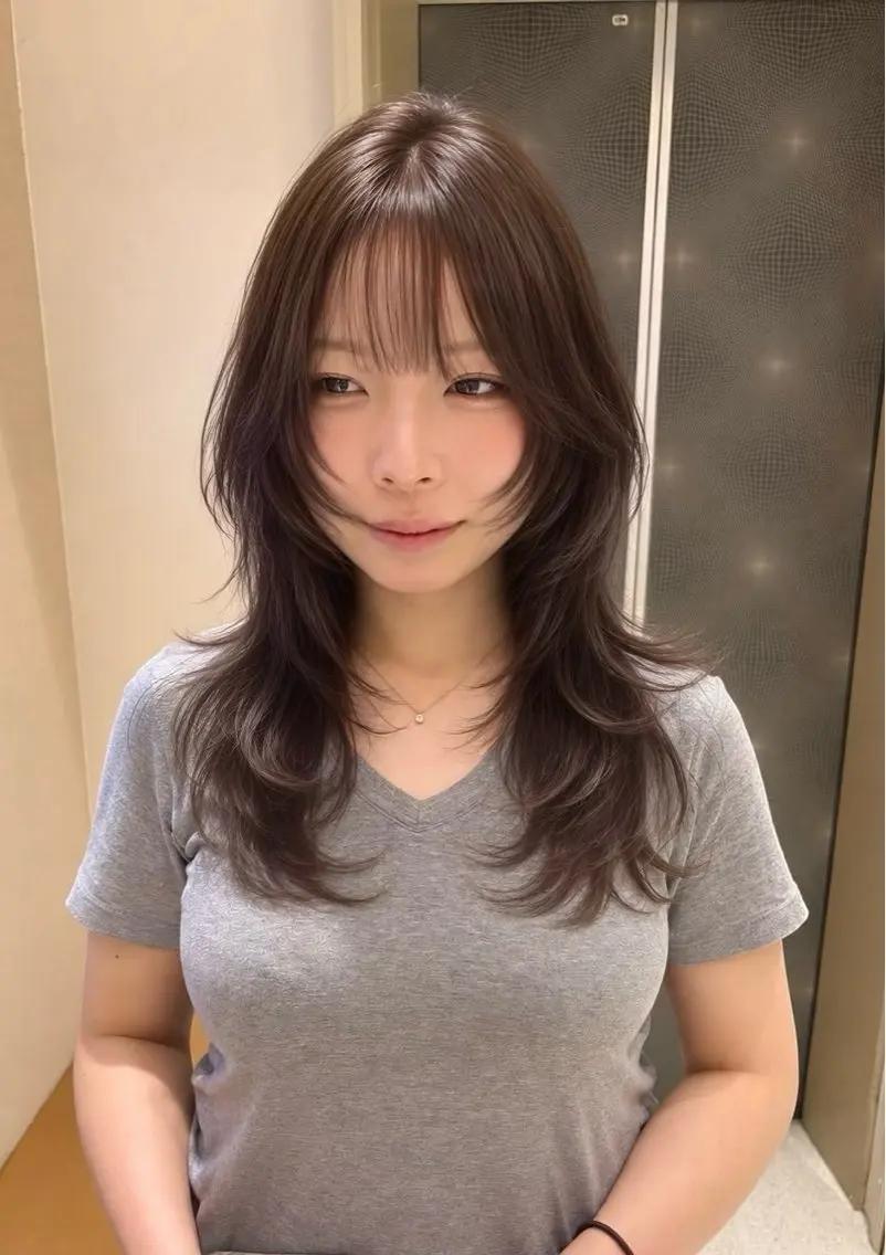 ロング カット ヘアカラー トリートメント 🌈レイヤーカット/ /吉田悟志🌈のヘアスタイル