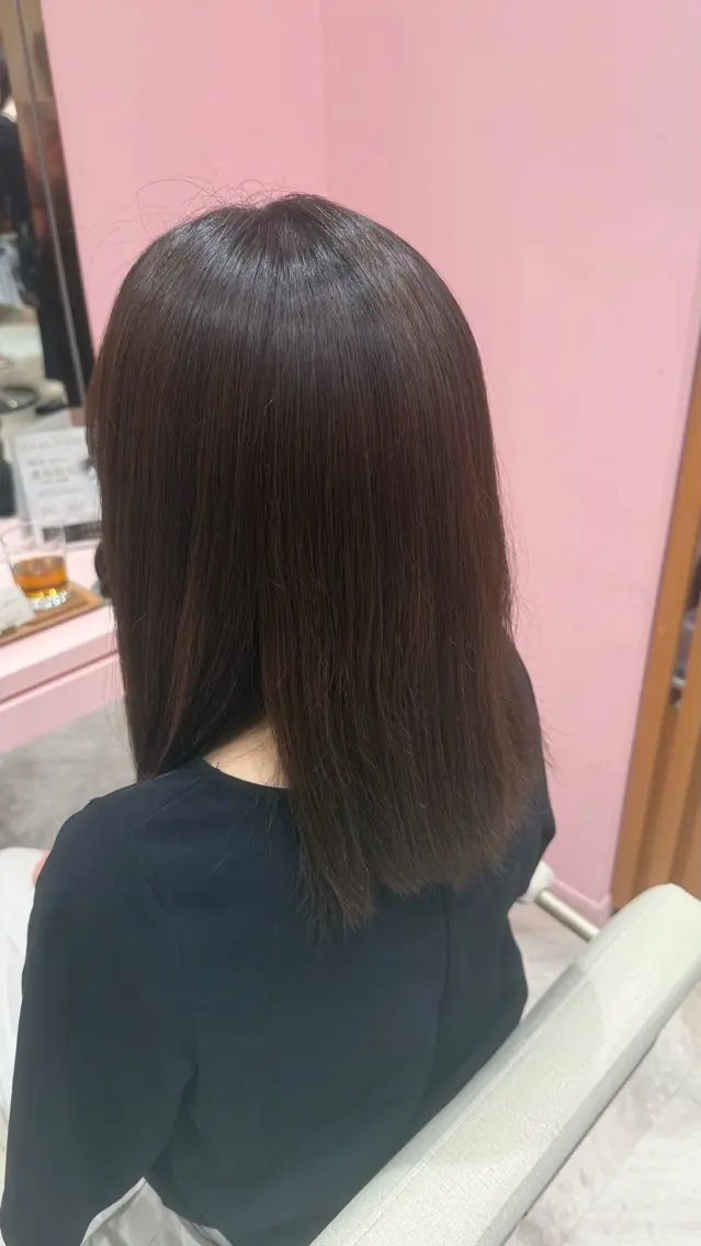 ミディアム カラー 🍒Megumi🍒 /暖色寒色系カラーのヘアスタイル