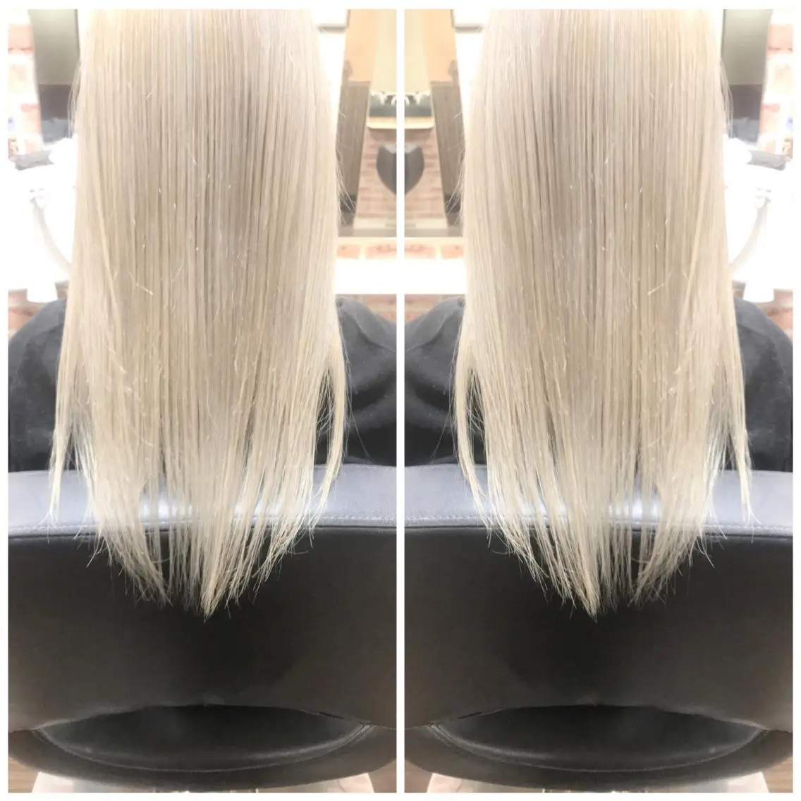 セミロング 家田 竜のヘアスタイル