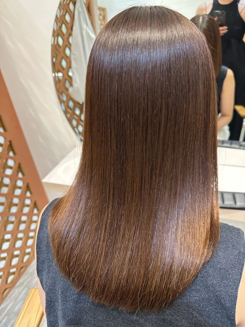 セミロング AYAKA 下北沢suuのヘアスタイル