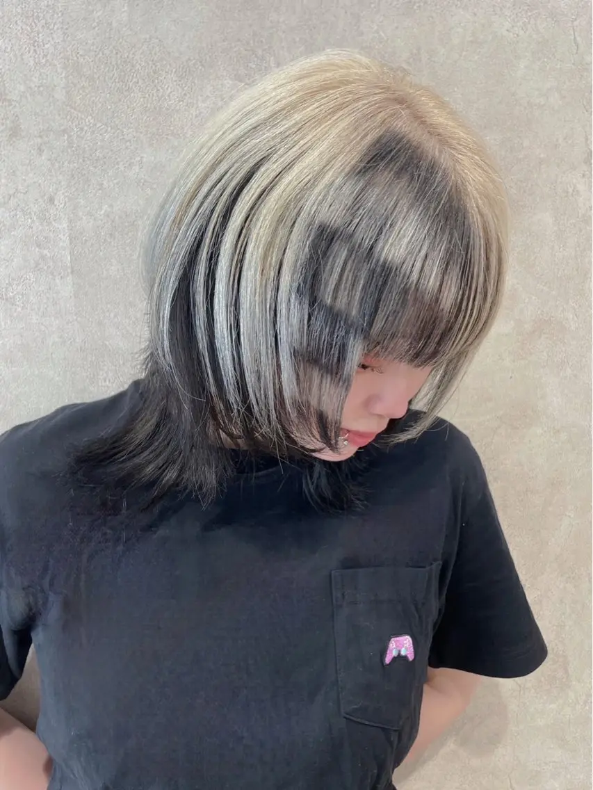 ミディアム ウルフカット Love&Hair Breit/下川のヘアスタイル