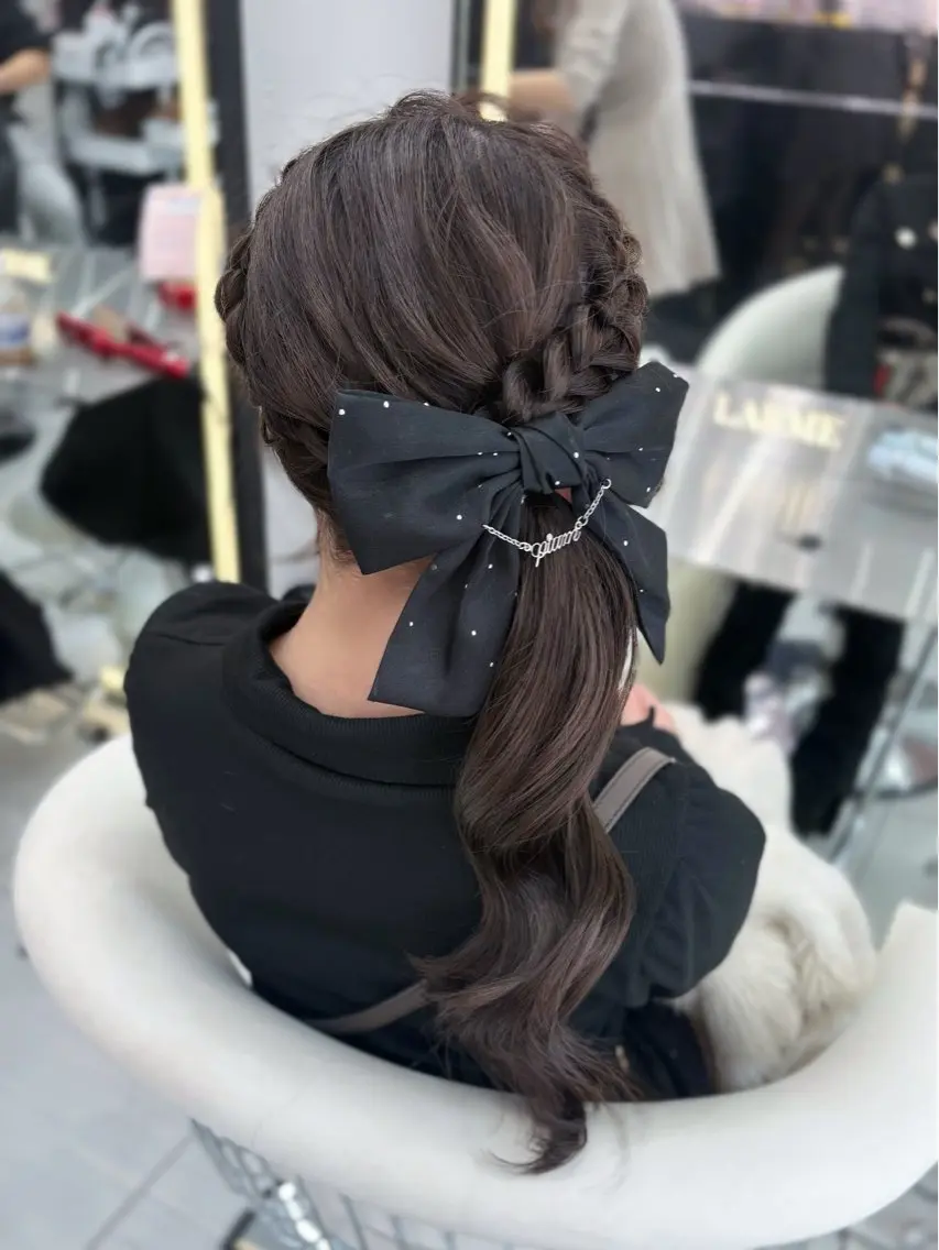 ヘアアレンジ 新宿/韓国ヘア 中明度カラー/かやのヘアスタイル