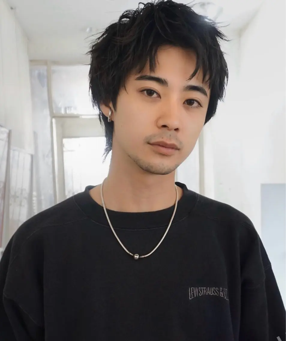 メンズ メンズショート スパイキーショート 濱崎 夢叶✂️のヘアスタイル