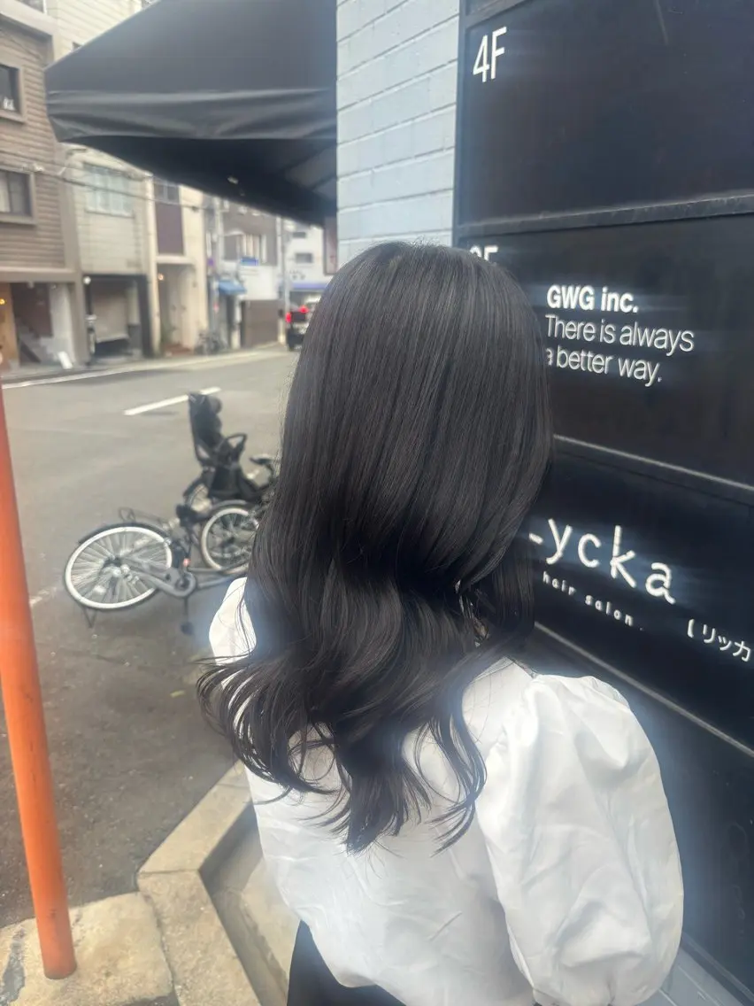 セミロング トリートメント ヘッドスパ 藤原実璃 TR&スパ モデル様募集中のヘアスタイル