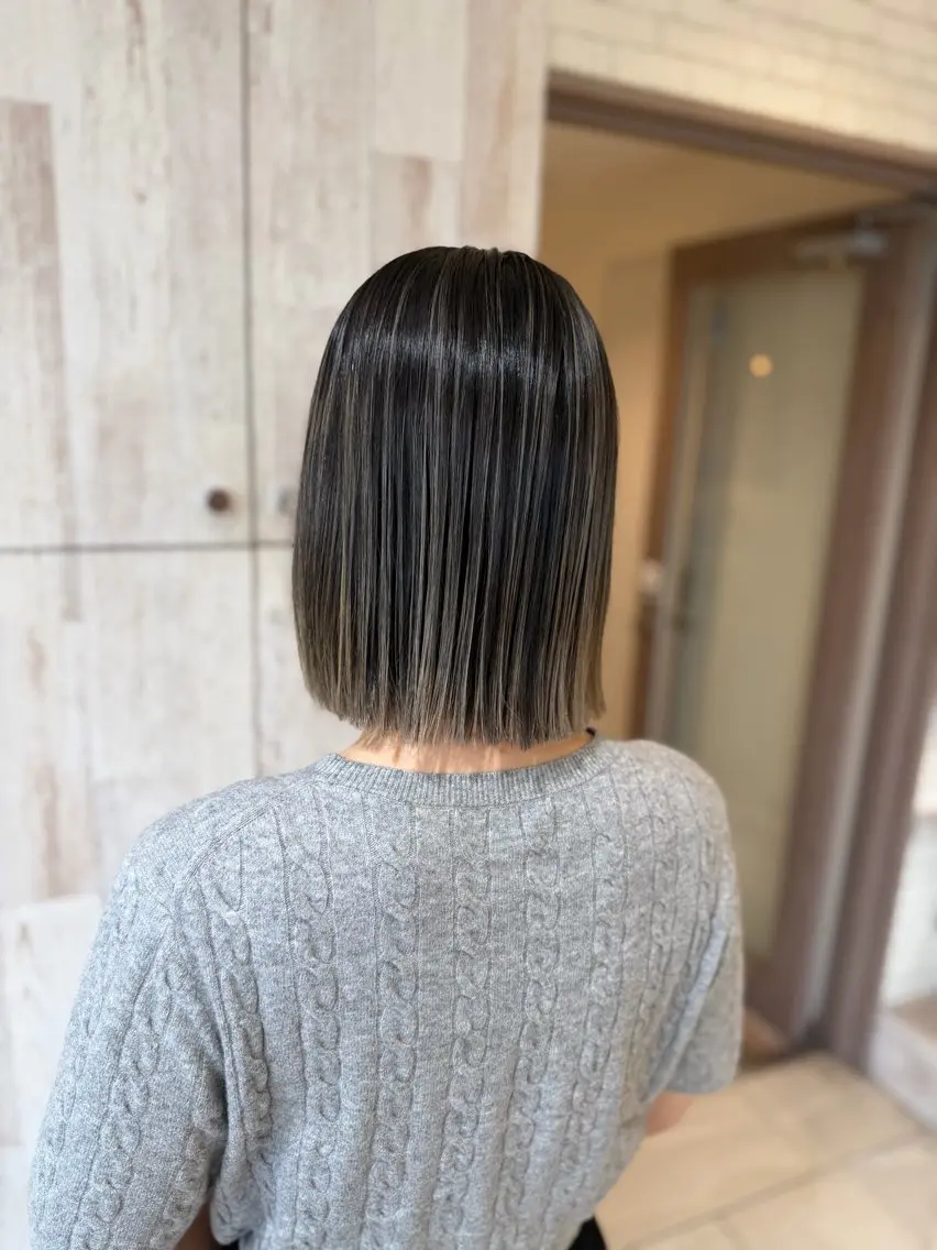 ミディアム カラー カット ヘアカラー トリートメント 仙台×ブリーチ 斎藤相慶のヘアスタイル