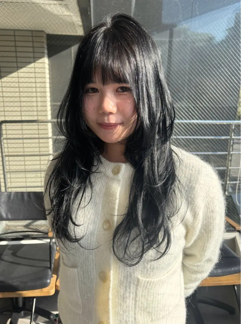 ロング カット ヘアカラー 横田 凜子~yaanのヘアスタイル