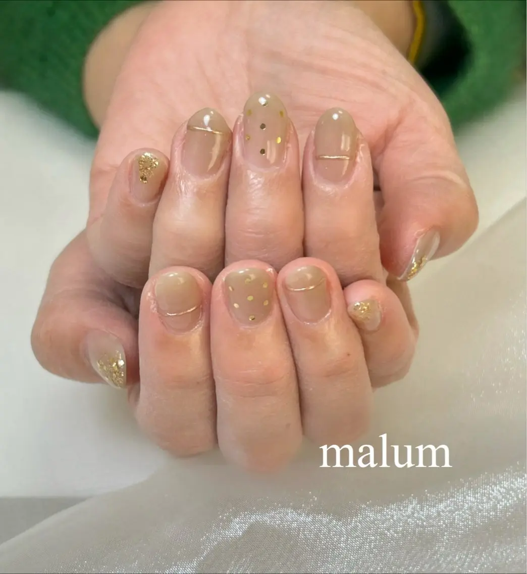 ネイル ハンドネイル malum nailのネイルデザイン