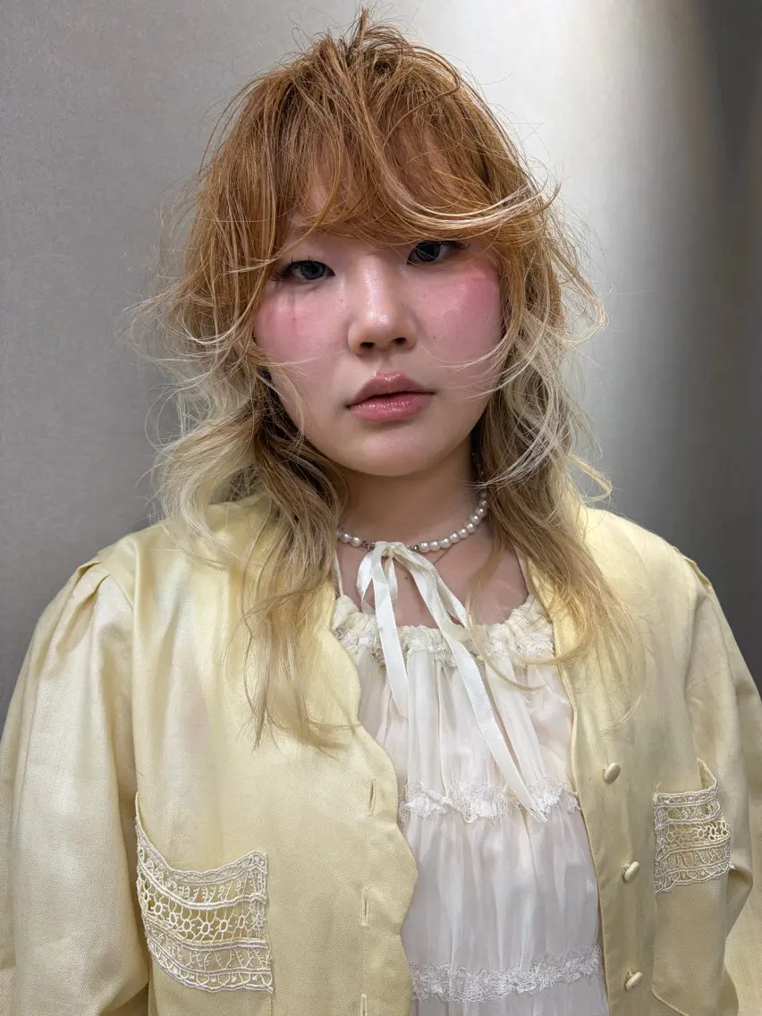 ロング ヘアカラー Daisy／大名 ・天神／はやしれいのヘアスタイル