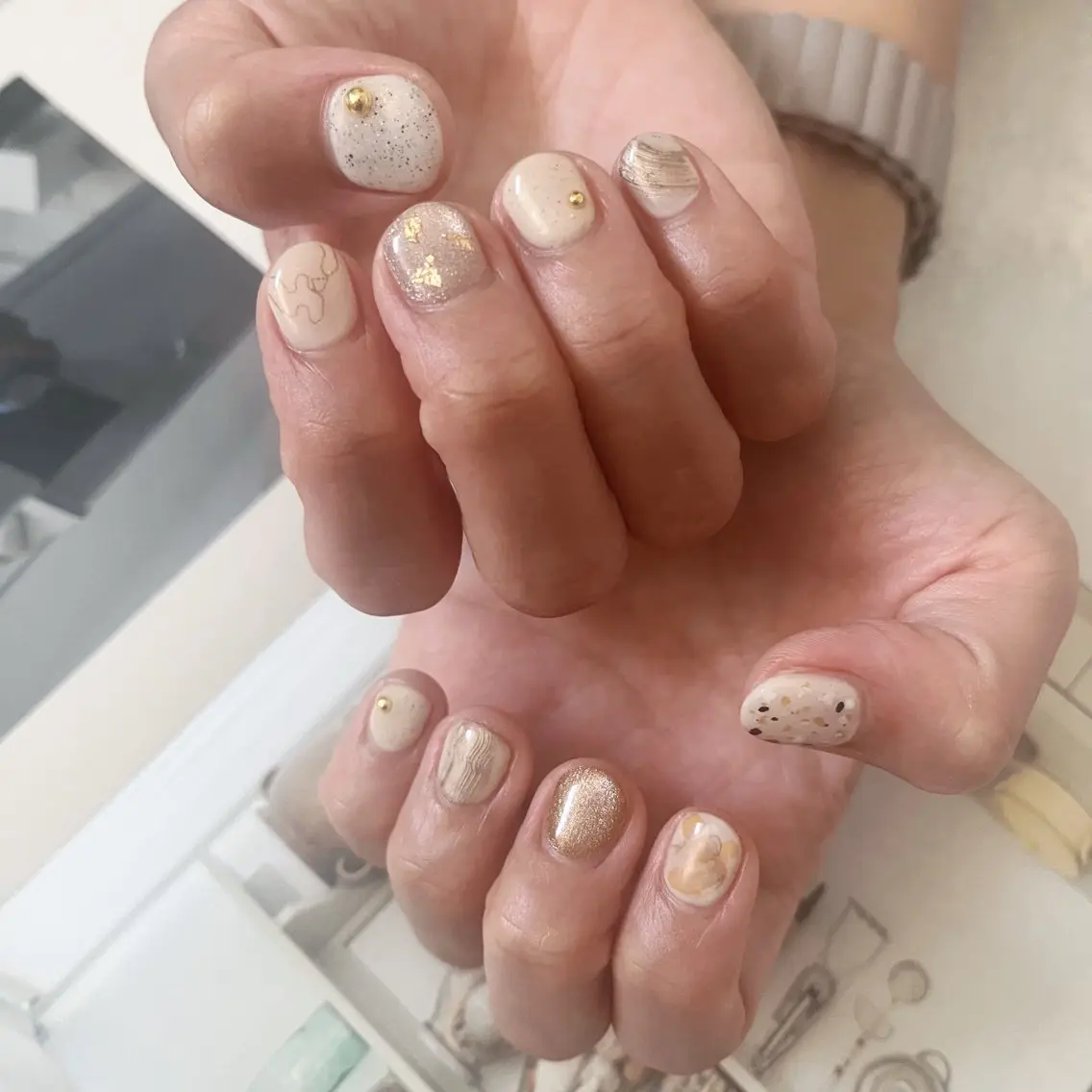 ネイル ニュアンスネイル K Aのネイルデザイン