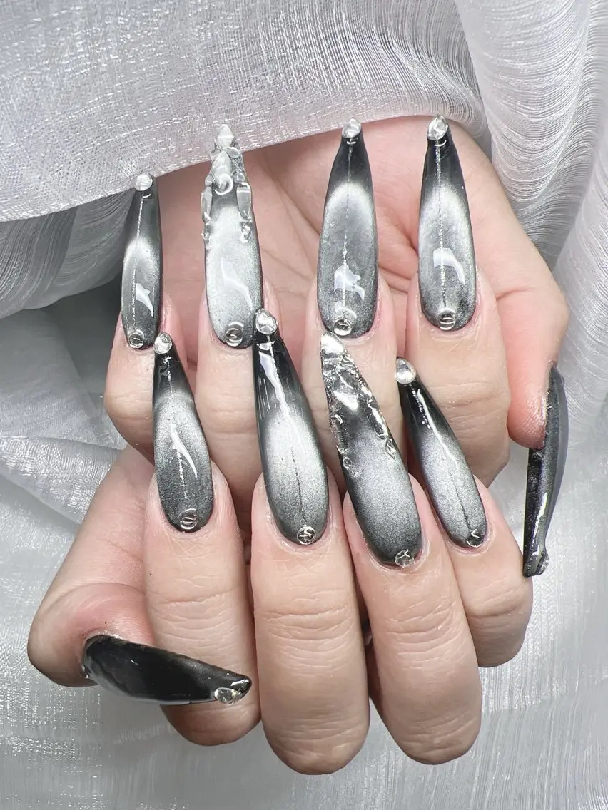ネイル ハンドネイル Lee Nails チップ長さだし専門店のネイルデザイン