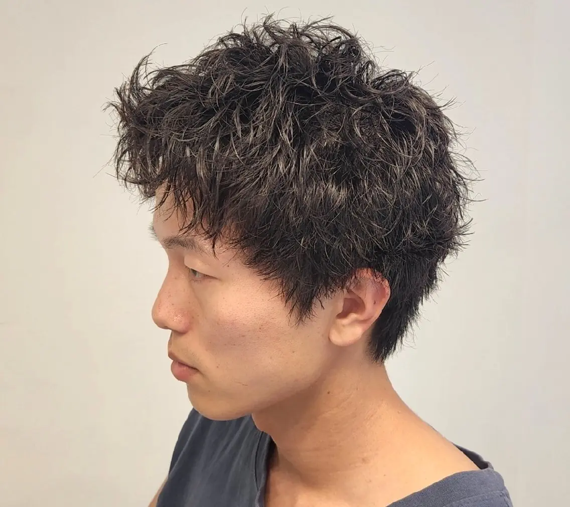ショート パーマ メンズ 【イケメン風パーマ】 SHOFYのヘアスタイル