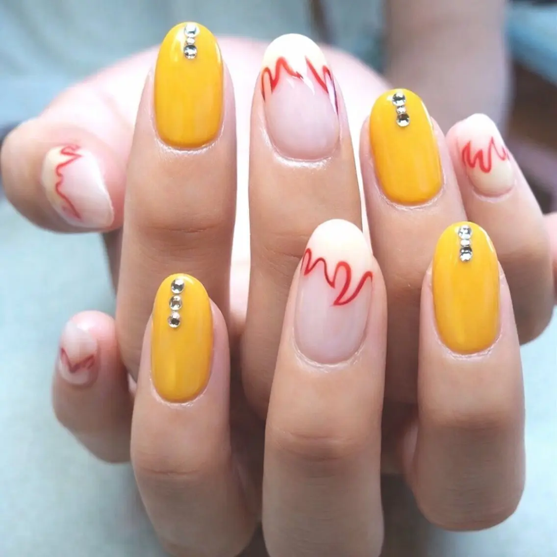 ネイル 持ち込み ハンドネイル Nails_ nike ニケのネイルデザイン
