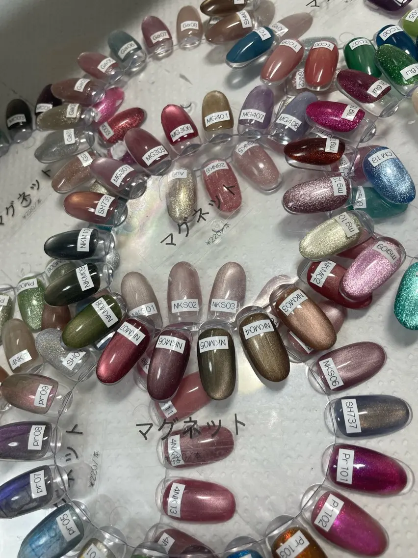 ネイル マグネットネイル ハンドネイル CHIARA nailsのネイルデザイン