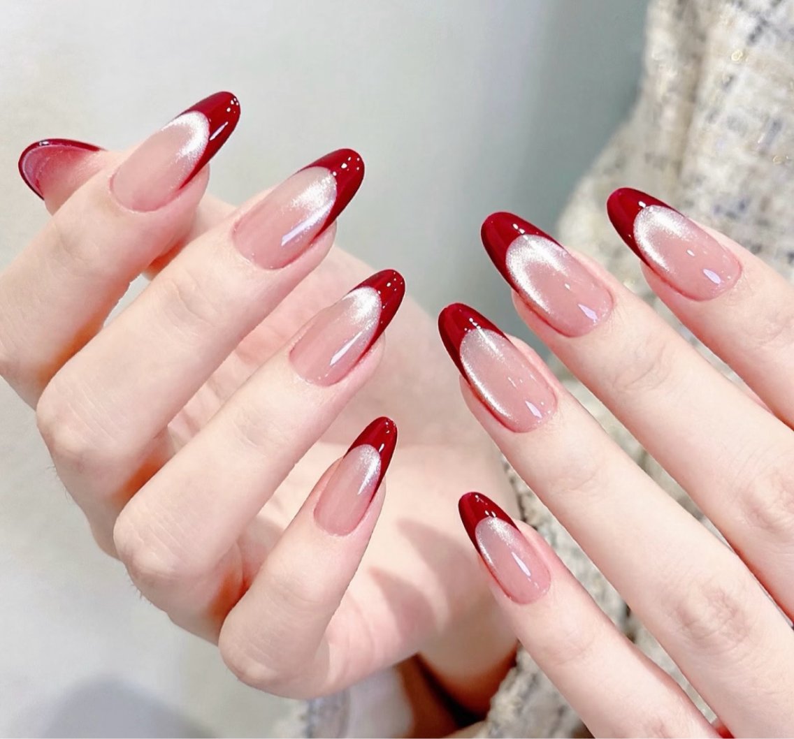 ネイル ハンドネイル H3 Nail Tsuki🦋💙のネイルデザイン
