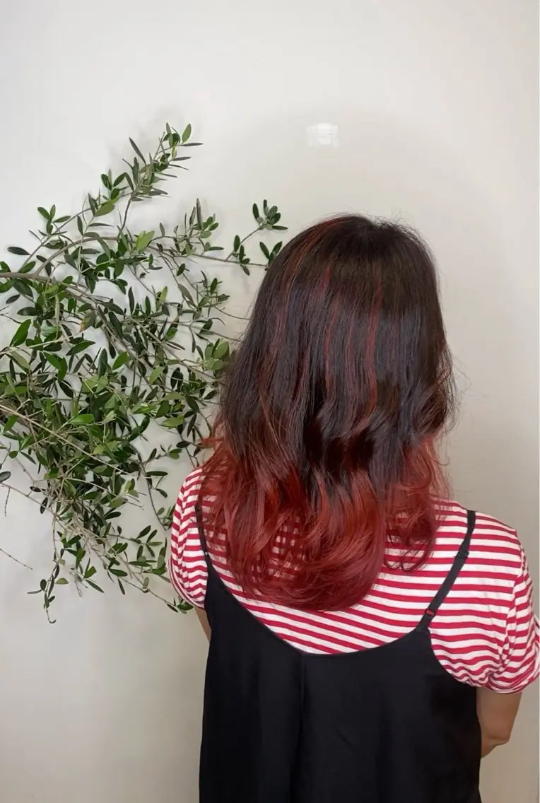 セミロング カラー ヘアカラー トリートメント 20代〜40代 大塚🌱松原大将のヘアスタイル