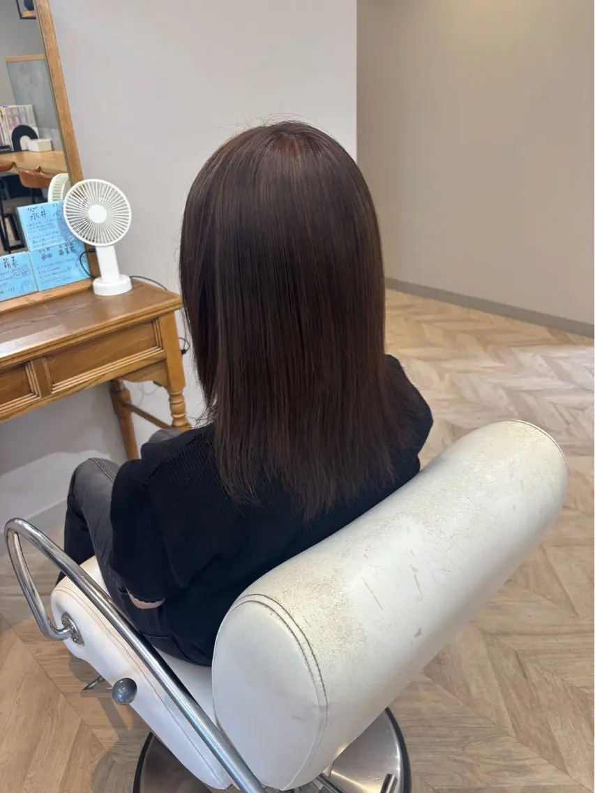 カラー ブラウンカラー ヘアカラー トリートメント ⟡.·西田 萌菜花⟡.·のヘアスタイル