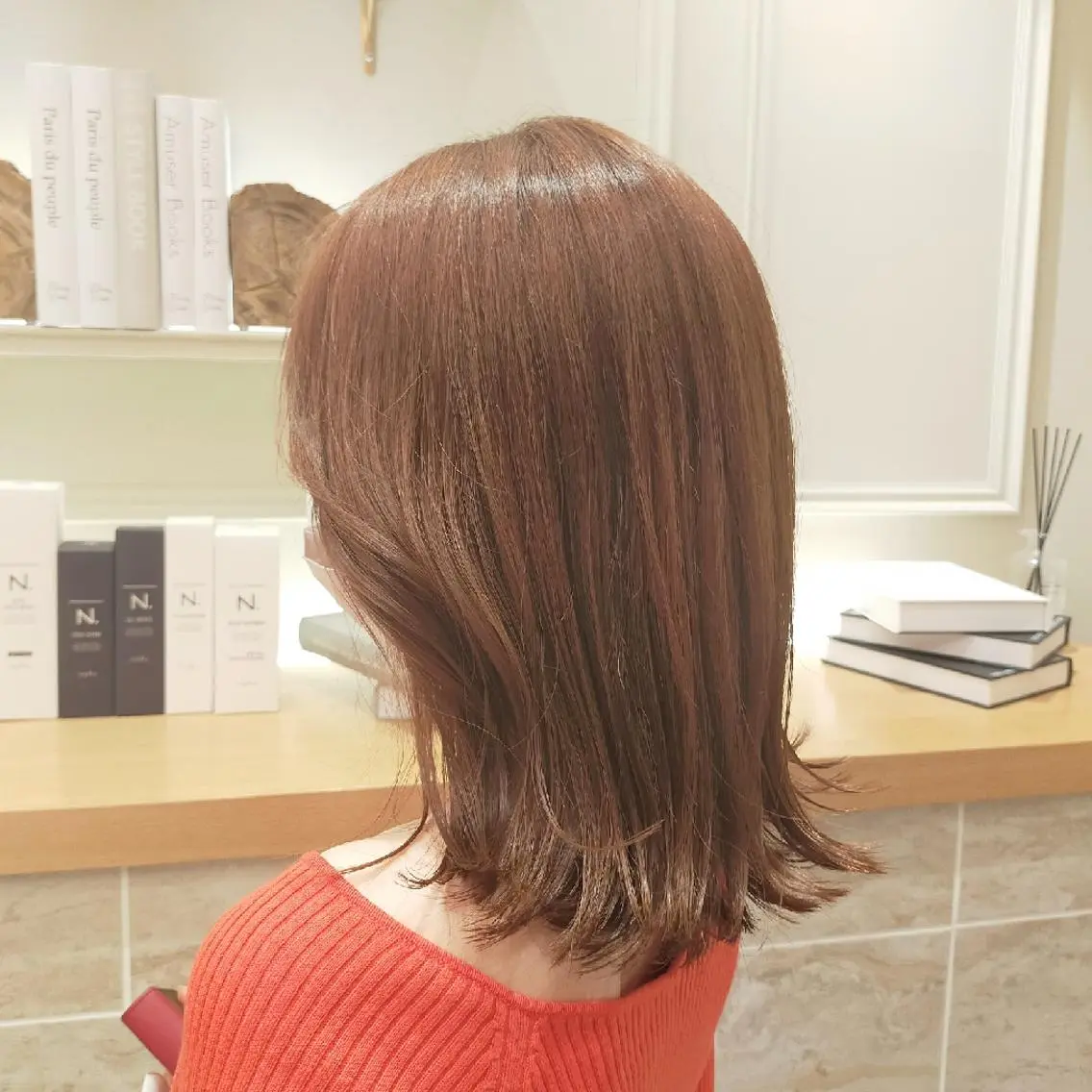 カラー ミディアム 🌺夏の褒められヘア 🌺 NAO のヘアスタイル