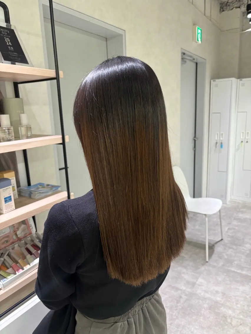 ロング 縮毛矯正 小川 藍 / 🥣⟡ カットモデル募集中のヘアスタイル