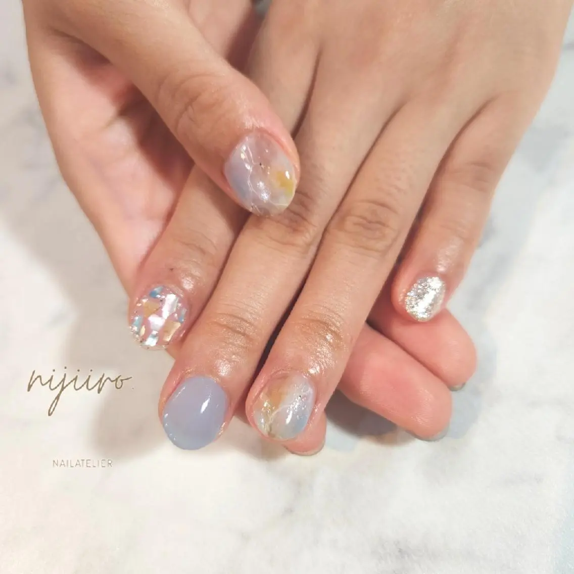 ネイル ハンドネイル nijiiro🌈 サトウのネイルデザイン