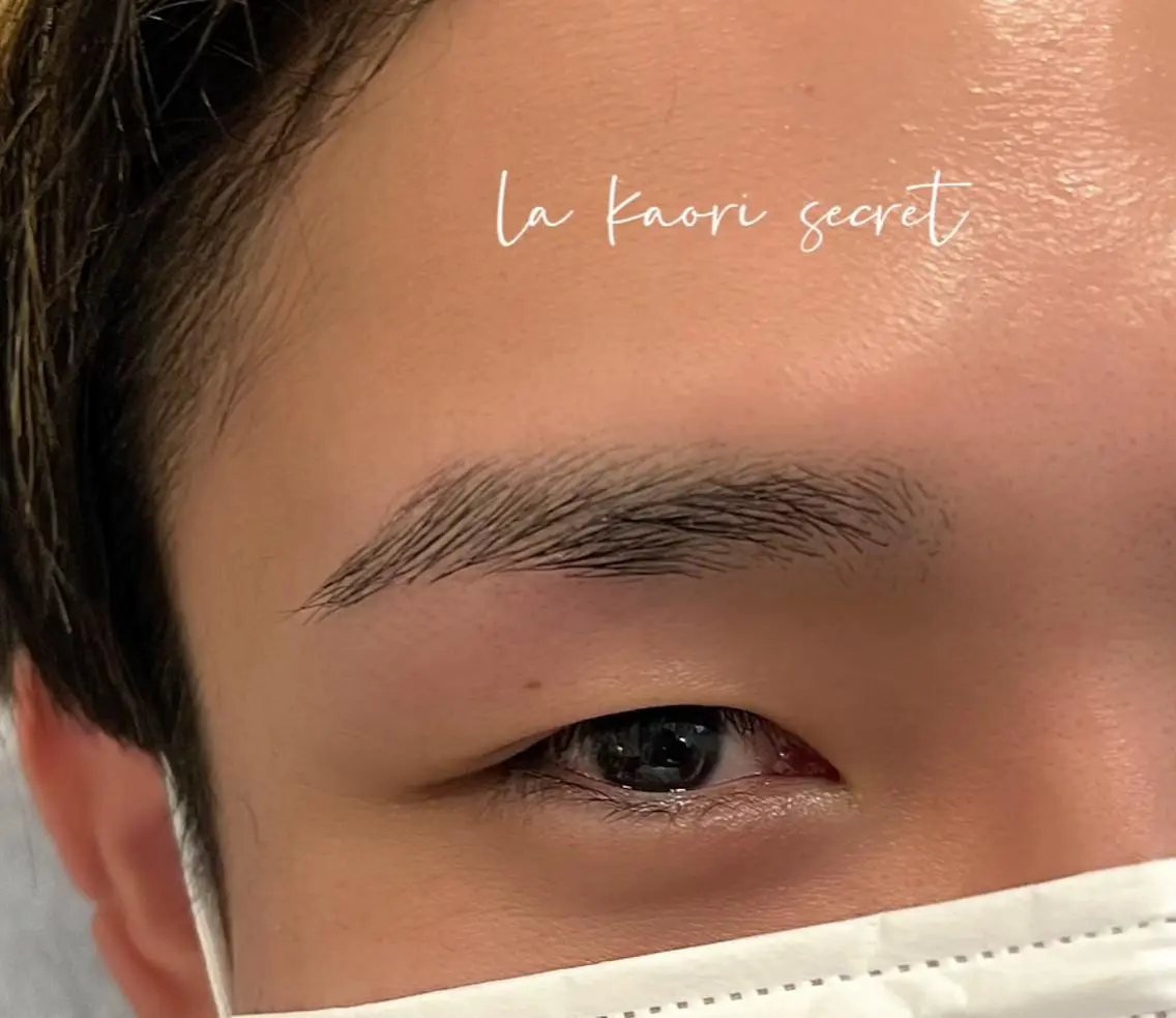 メンズ マツエク・マツパ アイブロウ la kaori secretのマツエク・マツパデザイン
