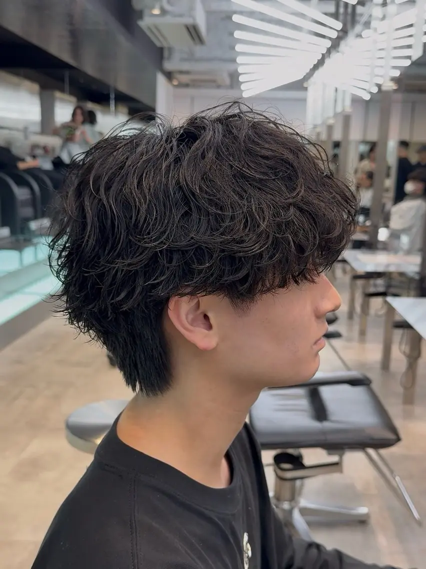 パーマ メンズ カット パーマ 川口 翔太郎（fifth）のヘアスタイル