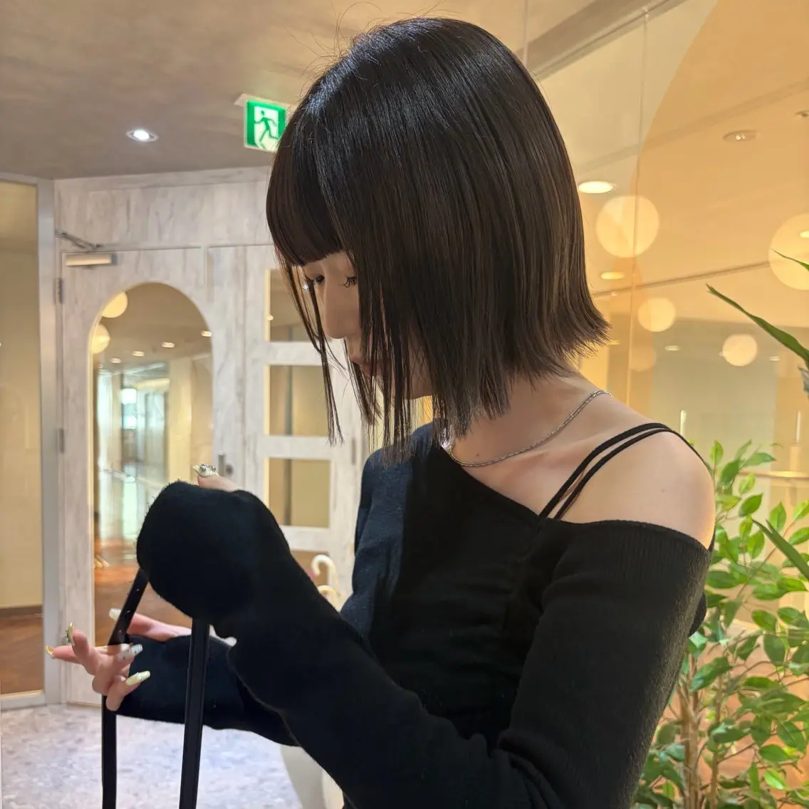 ショート カラー ヘアカラー トリートメント Zina 坂木 美月のヘアスタイル
