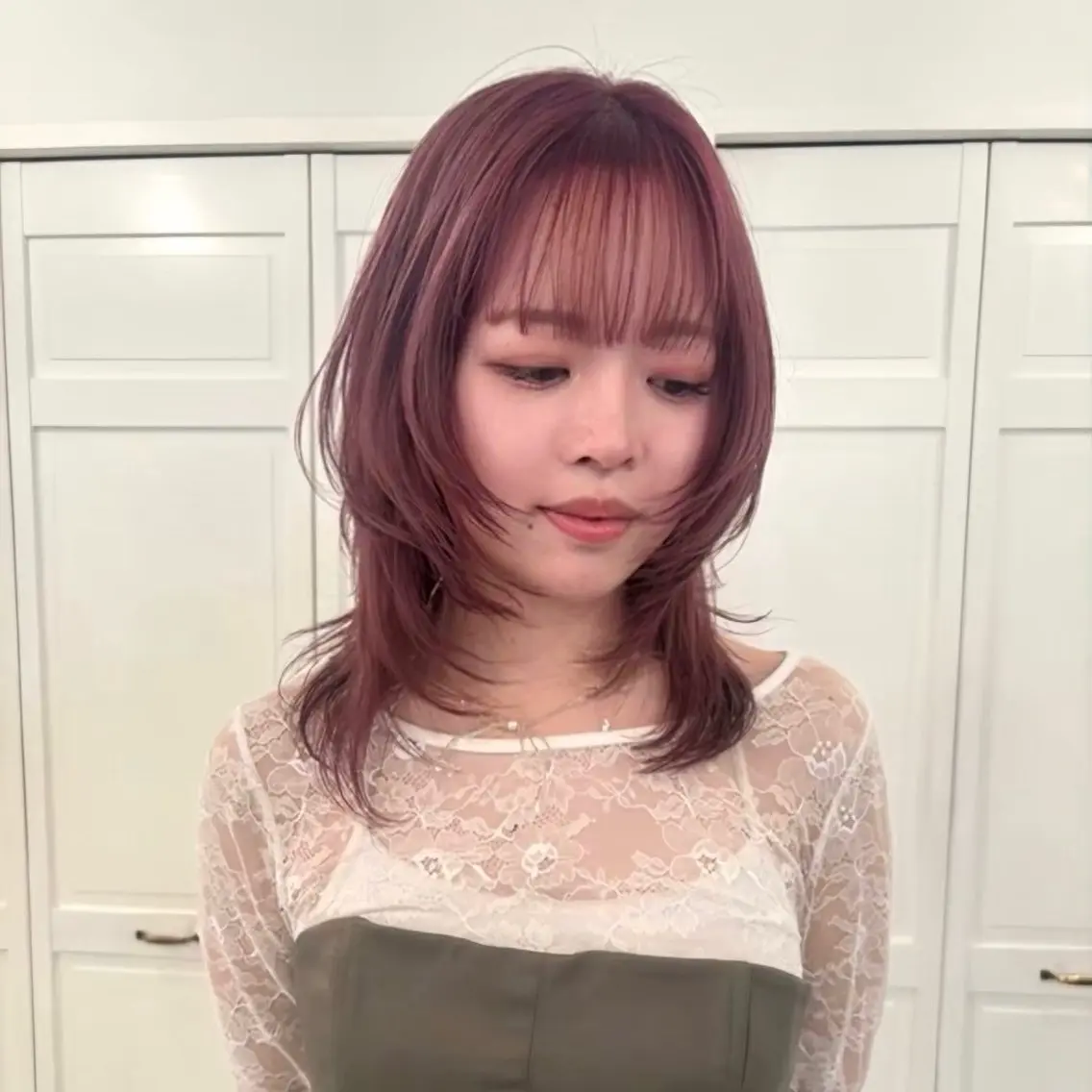 カラー 升方 楓のヘアスタイル