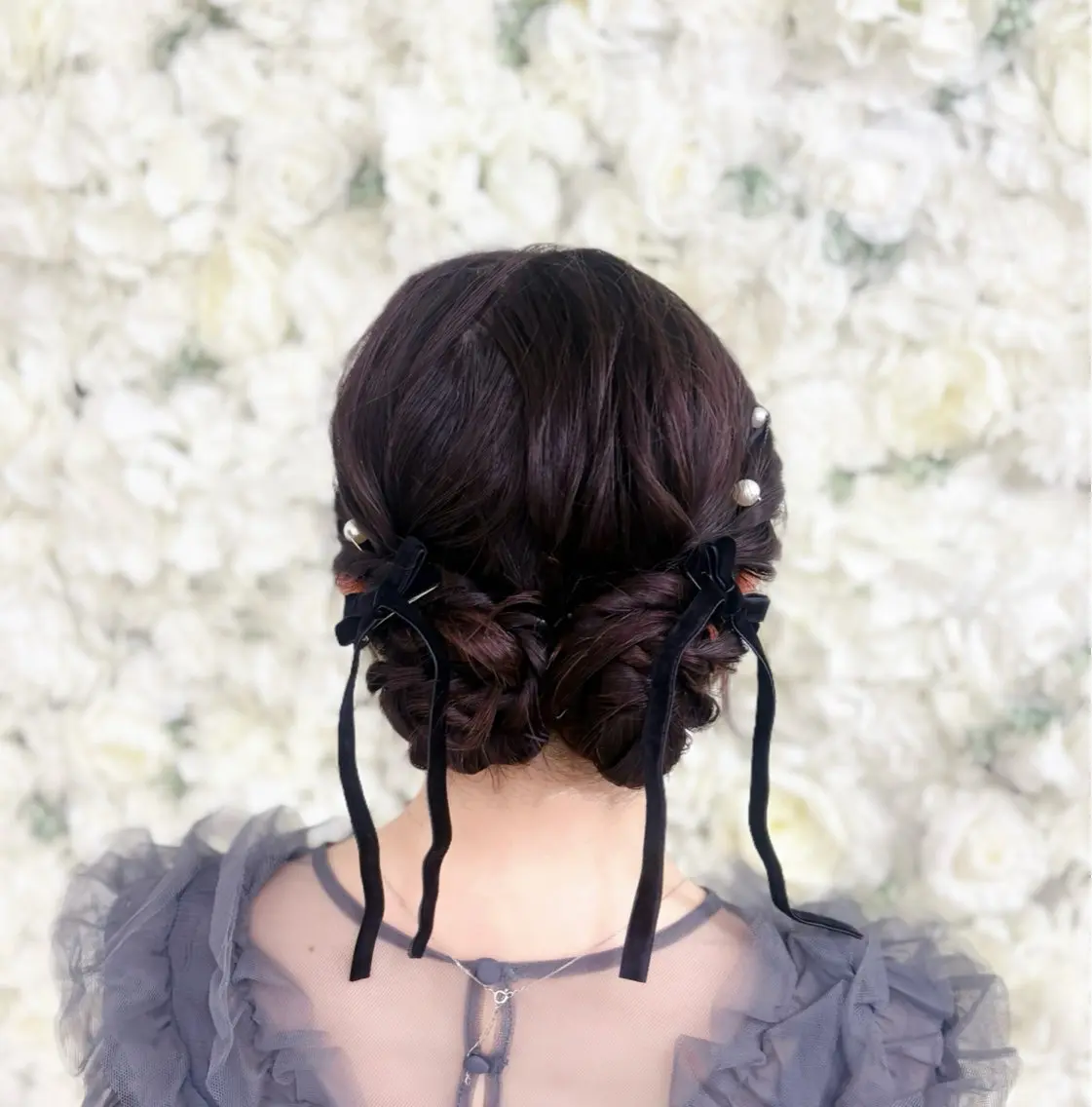 ヘアアレンジ お団子ヘア ヘアセット ベルグロー原宿 🦋ꜱᴀᴋᴜʀᴀのヘアスタイル