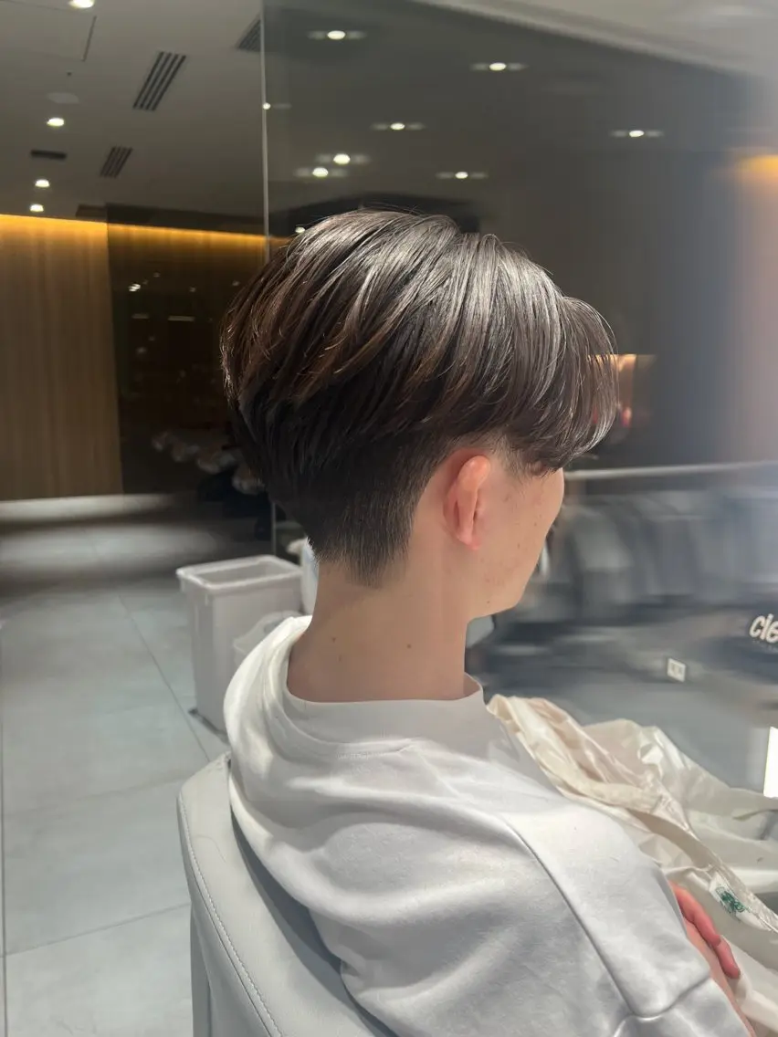 パーマ メンズ メンズパーマ ニュアンスパーマ kako　ショート ボブのヘアスタイル