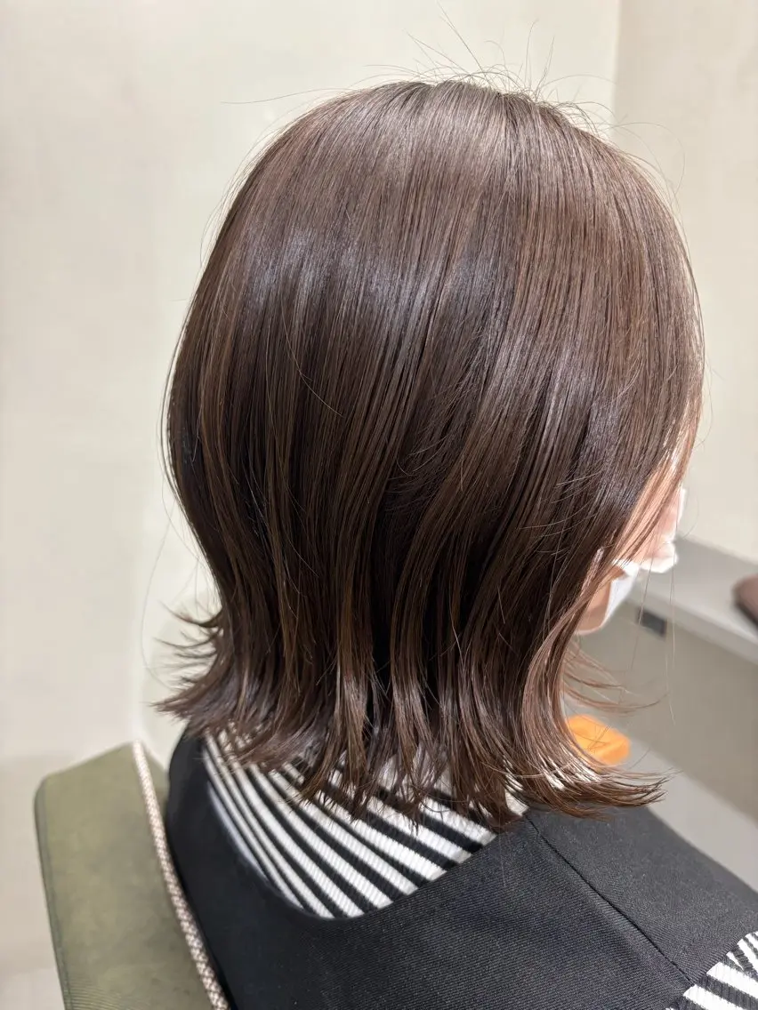 ショート カラー ボブ くびれヘア nico 麻生 やまざきれいのヘアスタイル