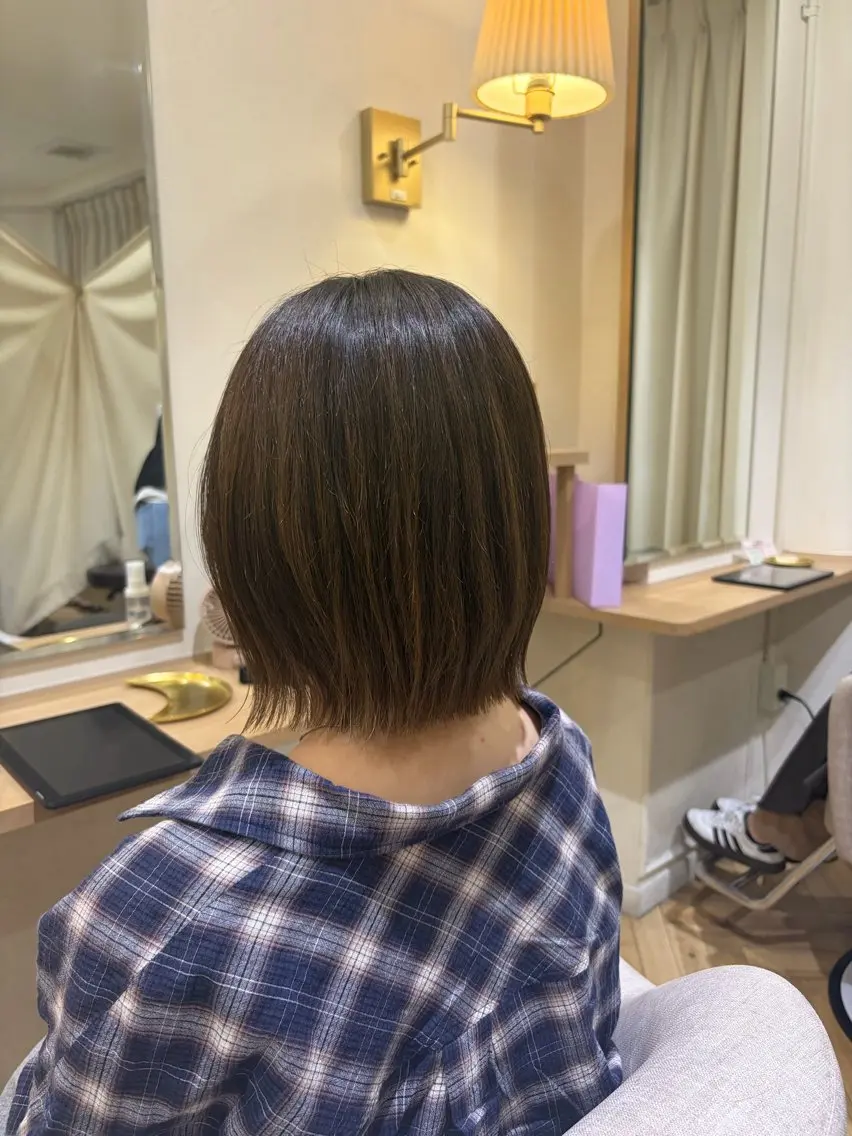 ショート ボブレイヤー ボブ レイヤーカット 柳原 沙耶のヘアスタイル