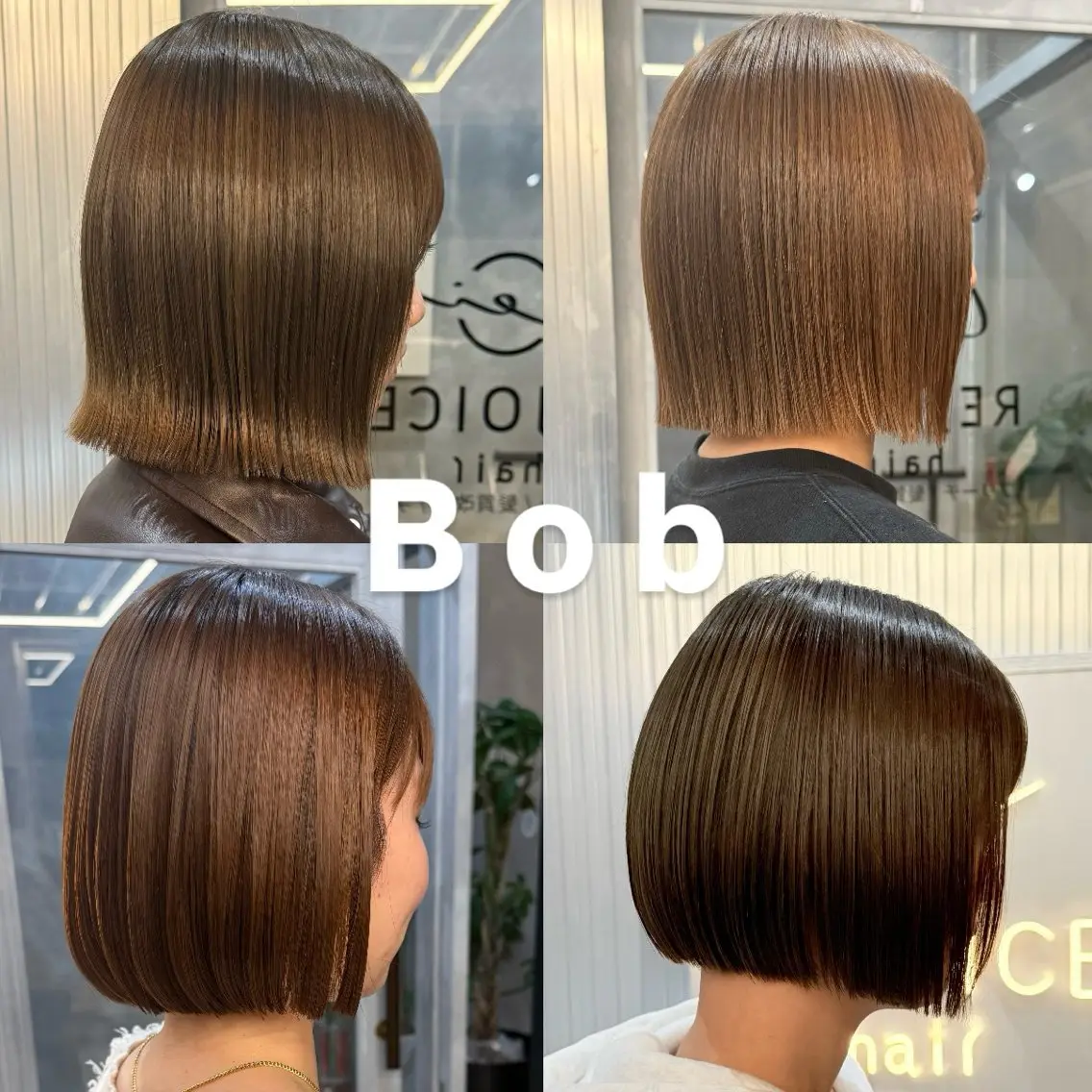 ショート カット トリートメント noa / 郡山ボブ ×透明感カラーのヘアスタイル