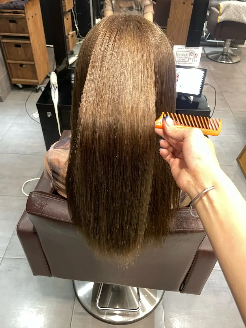 ✨ツヤツヤ髪質改善カラーの写真